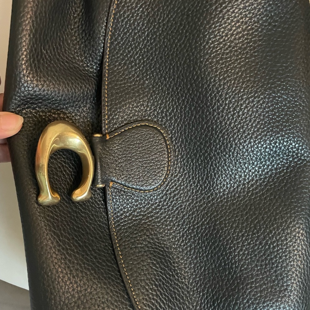 Coach black letter purse